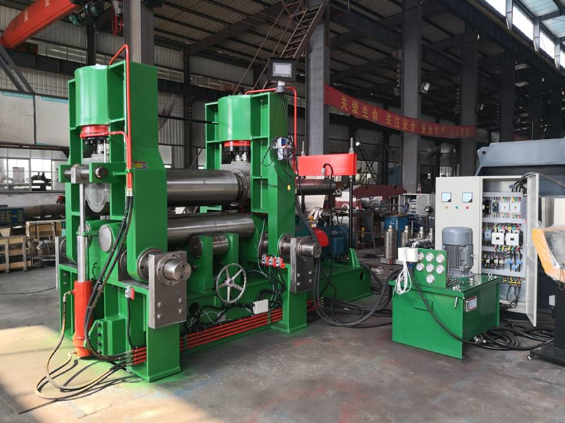 3-Rollen-Hydraulik-Universal-Plattenwalzmaschine